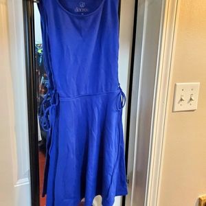 Mini Royal Blue Dress - Size M